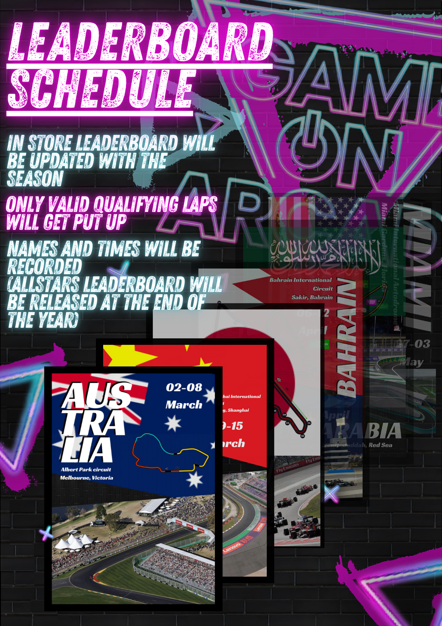 Where the leaderboard will be